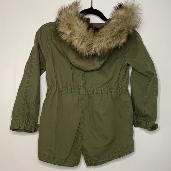 Girl’s GapKids 3-in-1 Parka Army Jacket - Picture 4 of 8